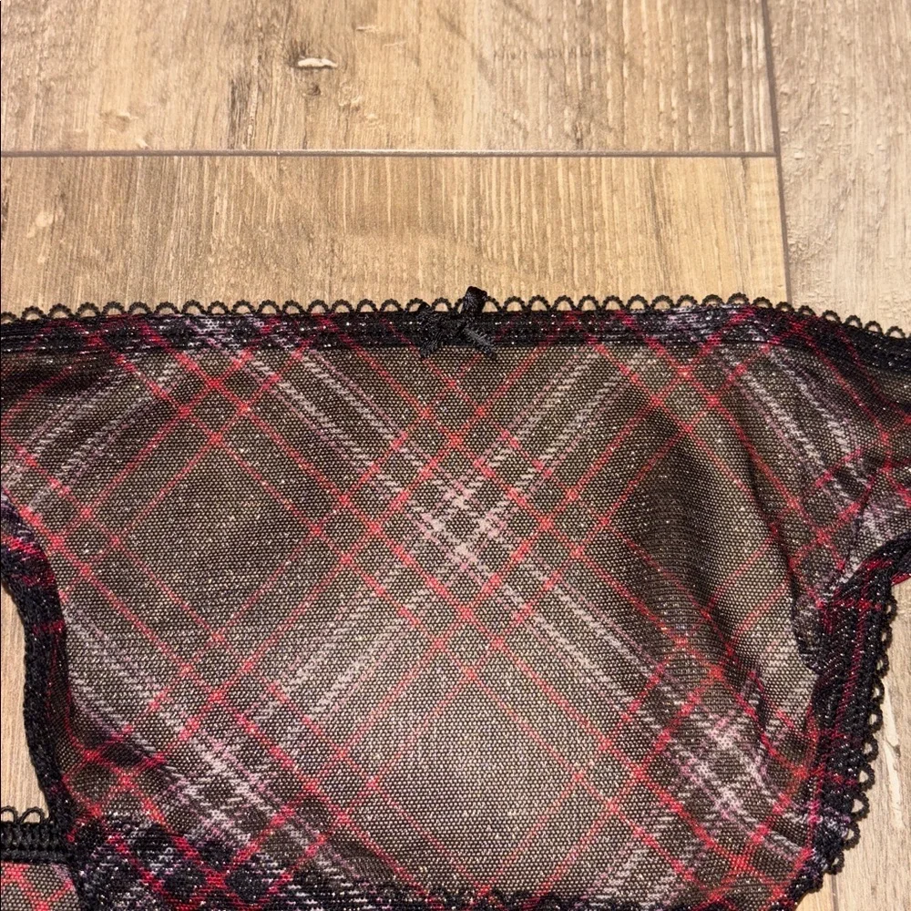 Victoria’s Secret Shimmer Mesh Thong Panty